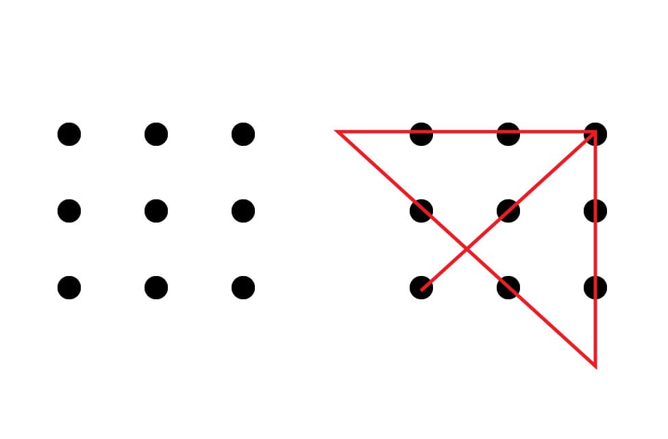 Pensar fuera de la caja problema linea