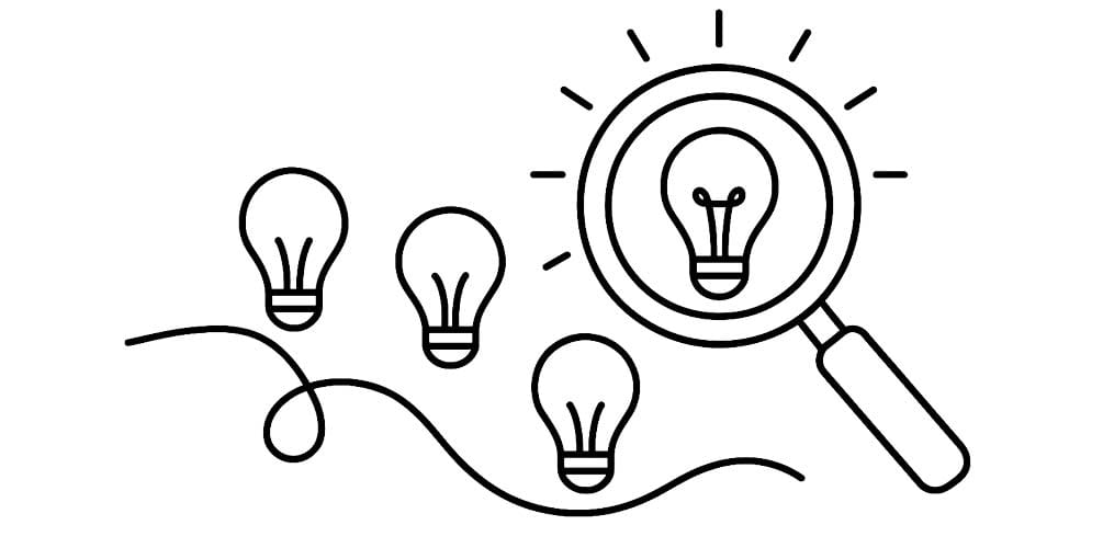 elige la idea icono