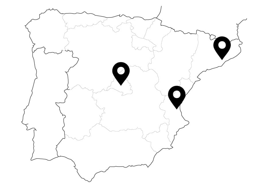 Mapa españa lles